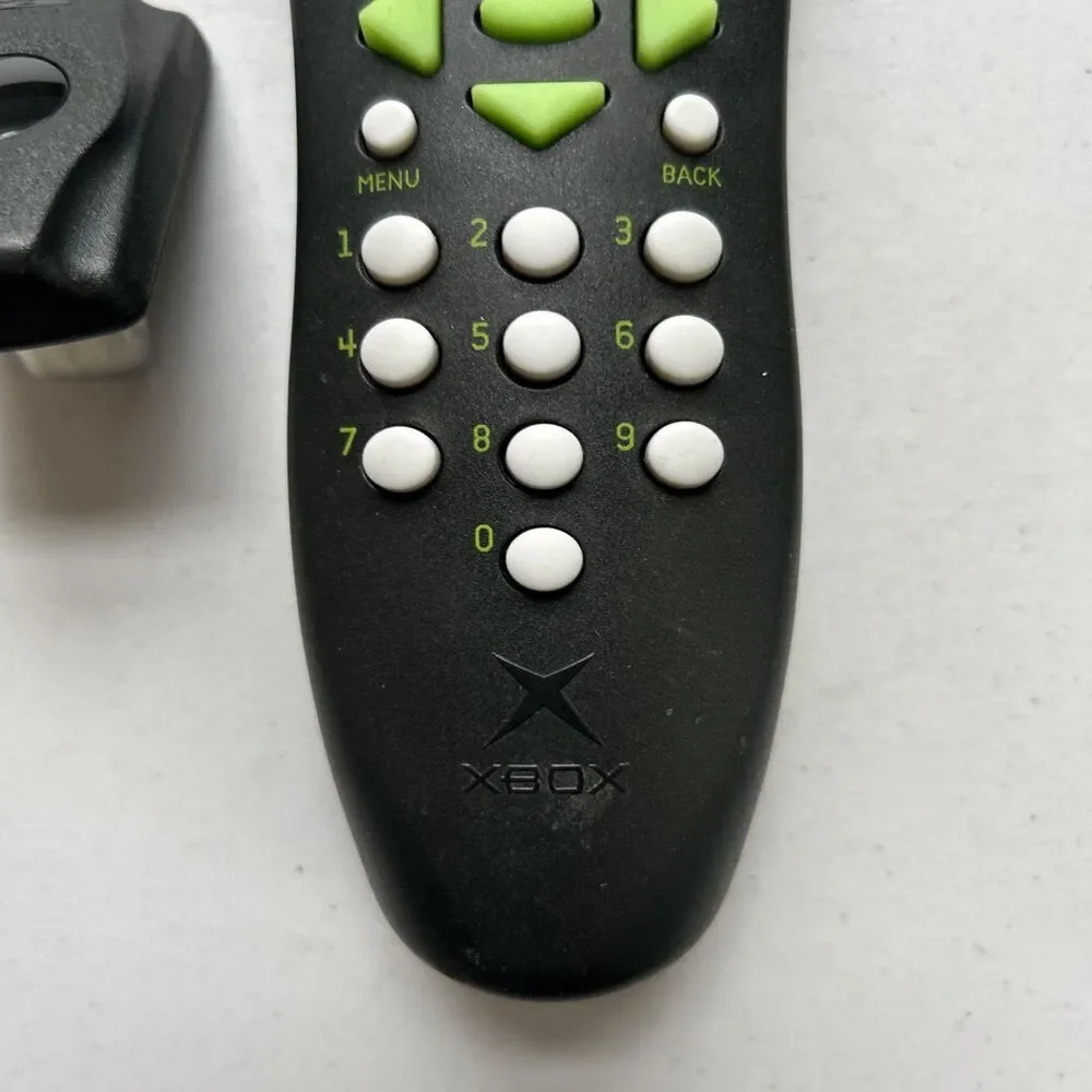 Microsoft Xbox Original DVD Remote & Receiver Movie Kit Authentic OEM Untested